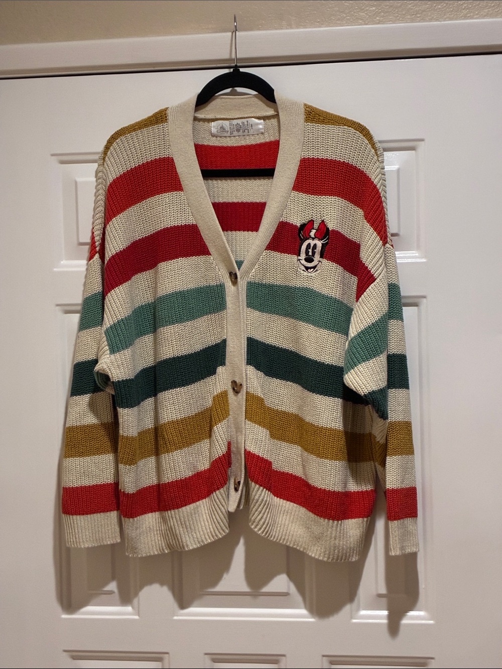 Disney Striped button up Cardigan